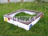 Фото  1 Детская песочница 1,47х1,47 с художней росписью 835520